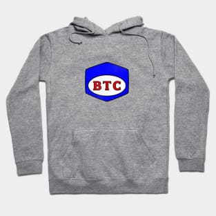 BTC bitcoin old skool mechanics logo Hoodie